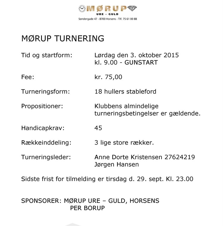 Moerup Turnering 20151